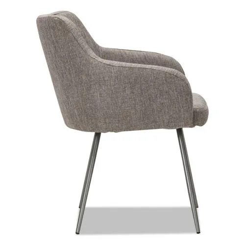 Alera Alera ALECS4351 Captain Series Guest Chair Gray Tweed office furniture — product photo