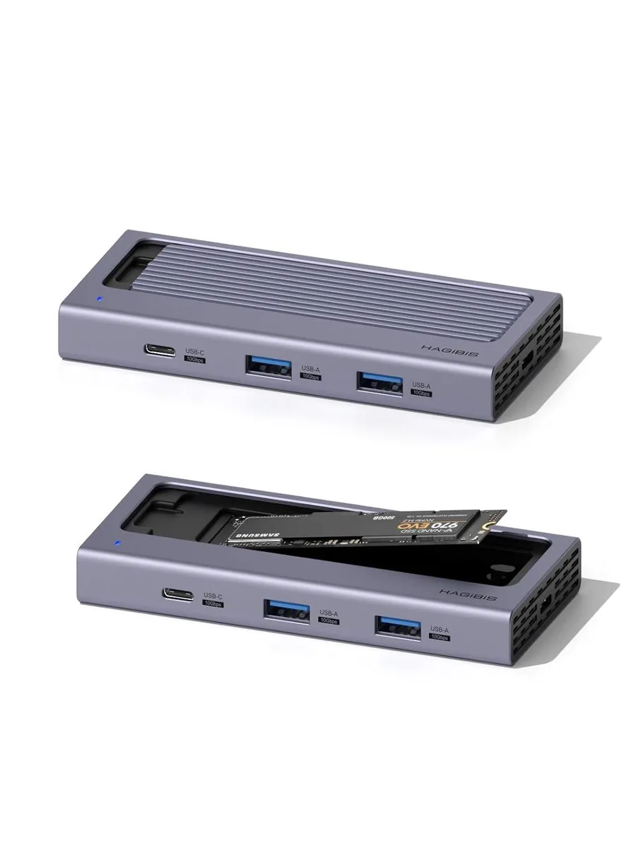 LORDWORLD LORDWORLD USB-C Hub M.2 SATA Enclosure 10Gbps HB777 — product photo