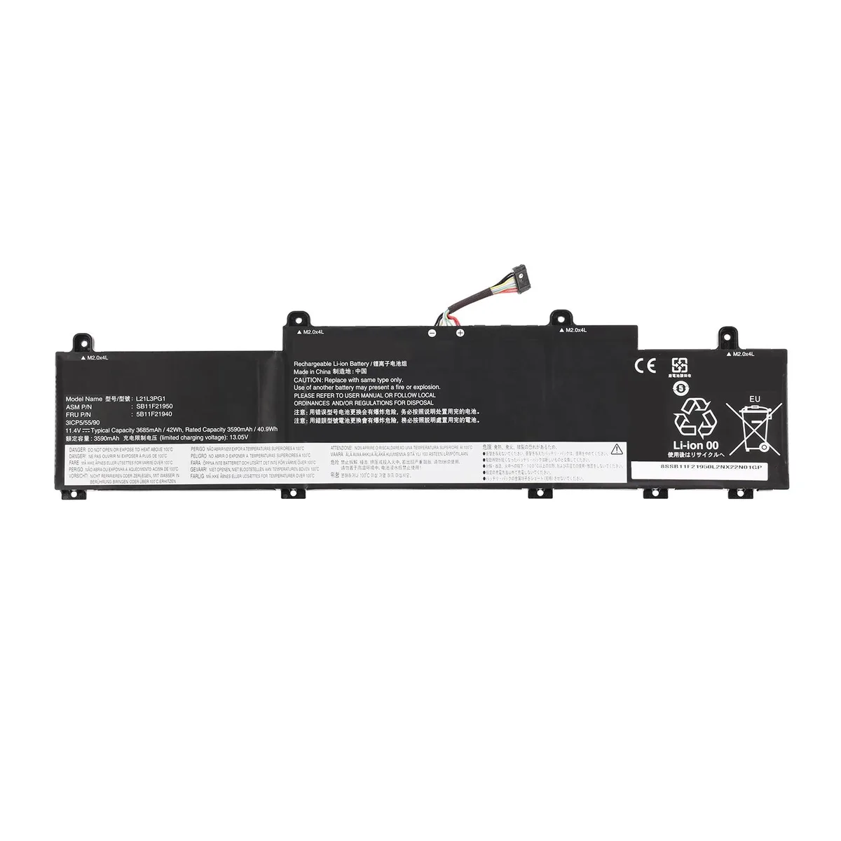 KingSener KingSener L21L3PG1 laptop battery 11.4V 42Wh for Lenovo ThinkPad L14 L15 2022 — product photo