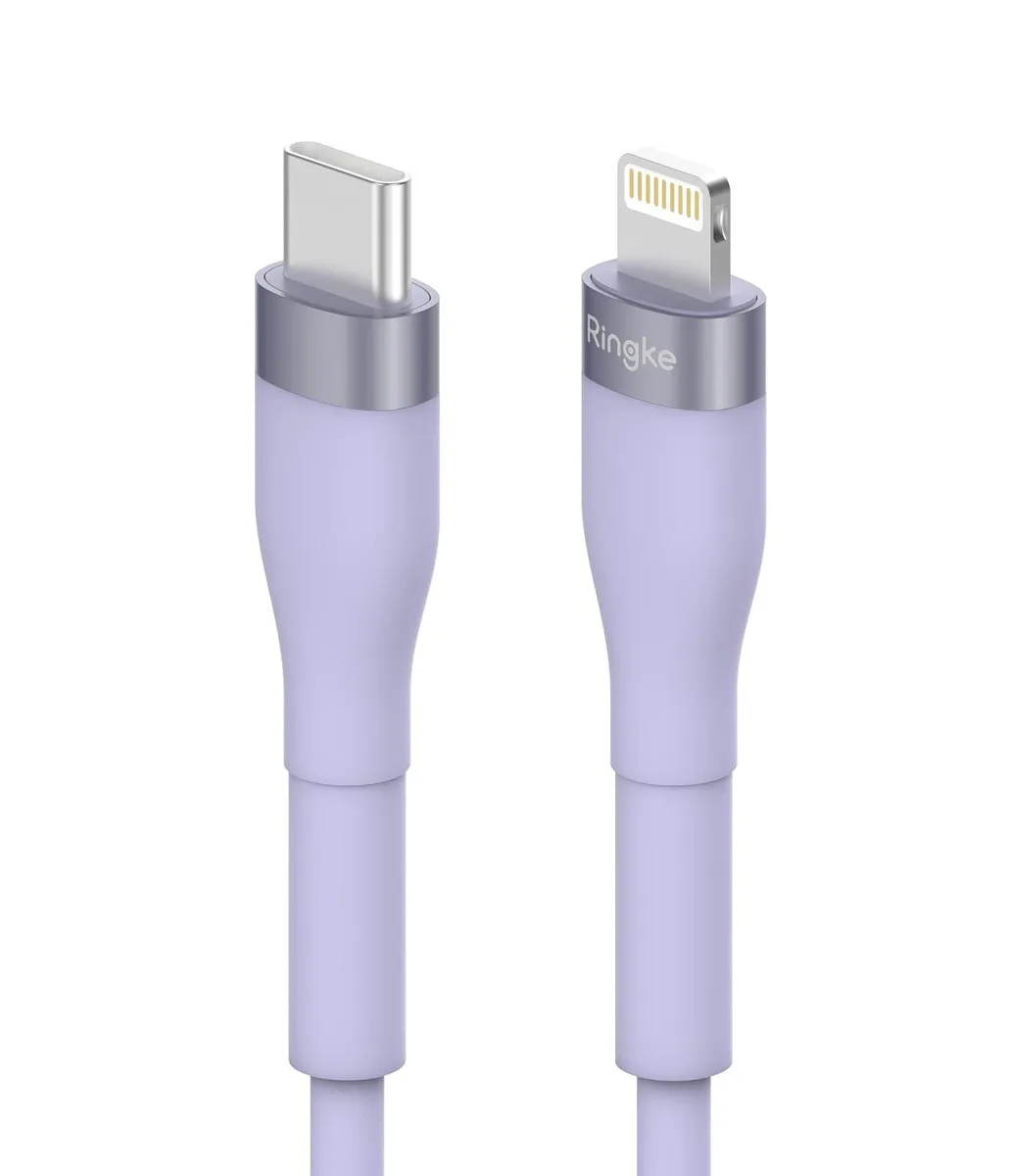 Rearth Rearth USB-C to Lightning Cable 6.6ft Purple — product photo