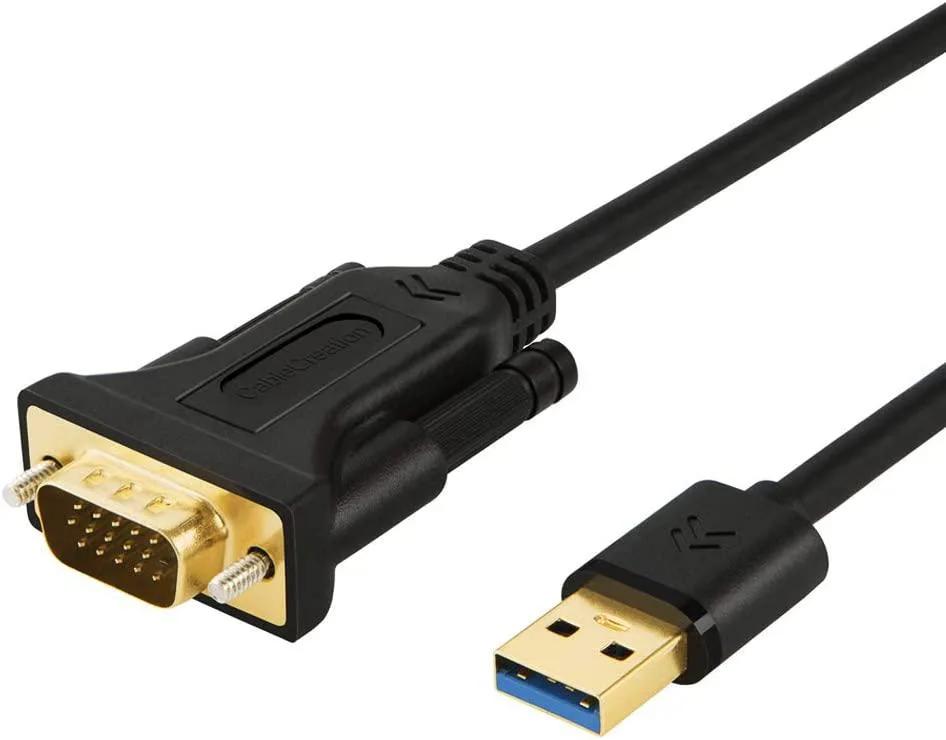CableCreation CableCreation USB 3.0 to VGA Adapter Cable 6 Feet Black — product photo