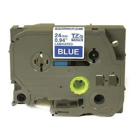 Brother Brother TZe555 Label Tape Cartridge White/Blue Continuous — product photo