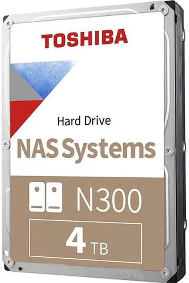 Toshiba Toshiba N300 HDWG440XZSTA 4TB 7200 RPM 256MB SATA 3.5" internal hard drive — product photo
