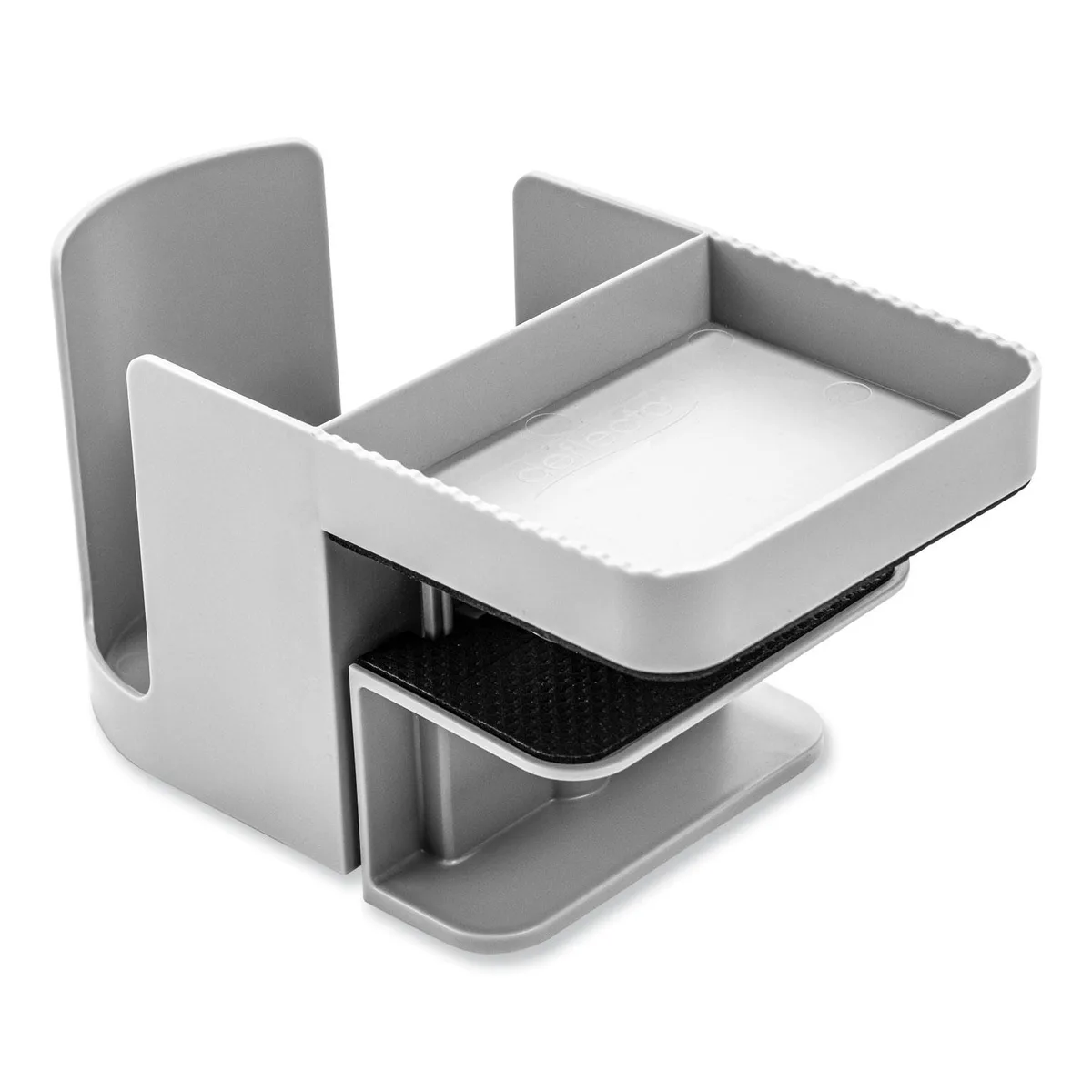 deflect-o deflect-o 400000 Standing Desk Cup Holder Organizer Gray 3.94" W office furniture — product photo