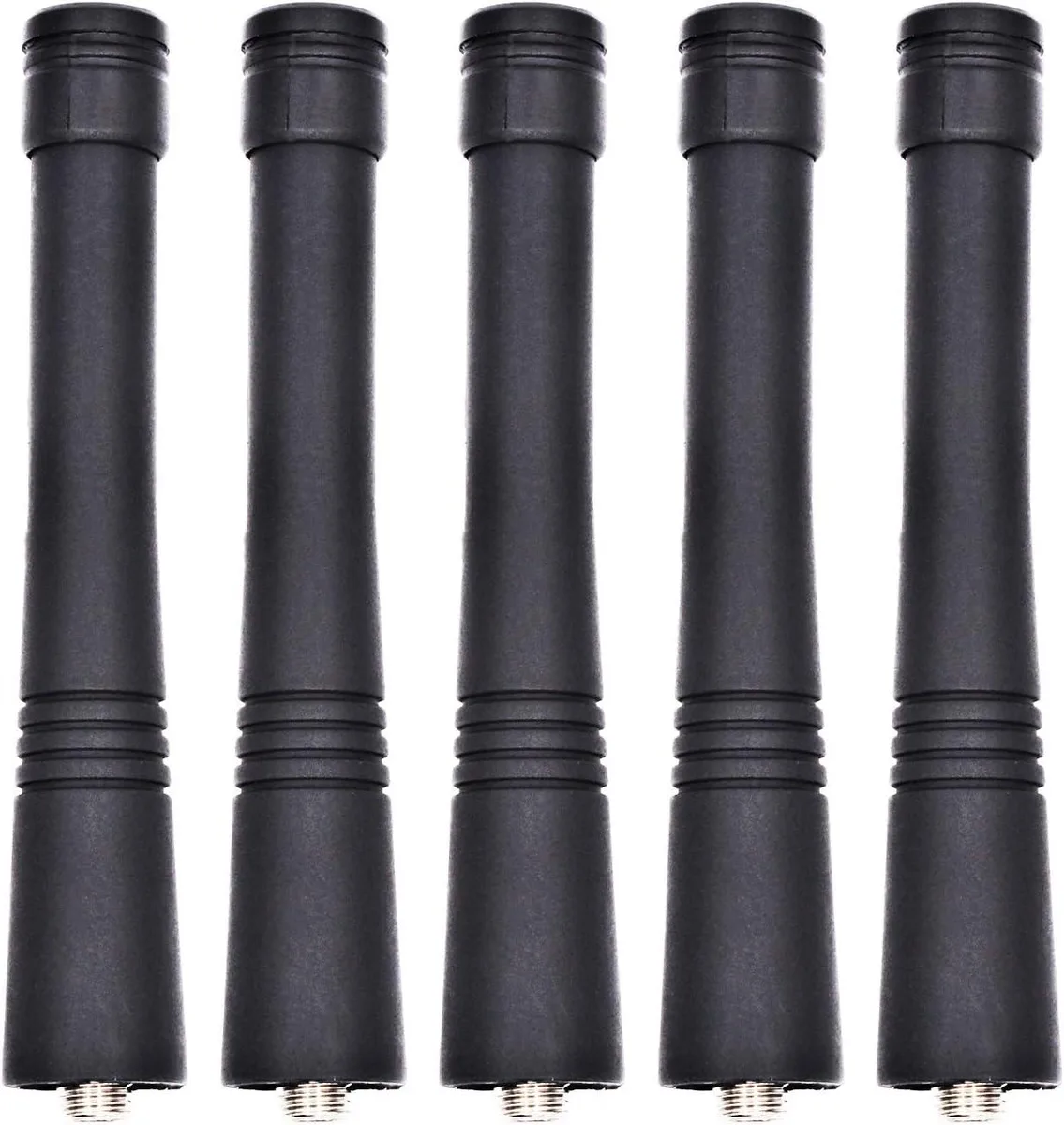usbroway usbroway 146-174 MHz VHF Stubby Antenna HAD9742A Compatible Motorola Two-Way Radio 5 Pack — product photo