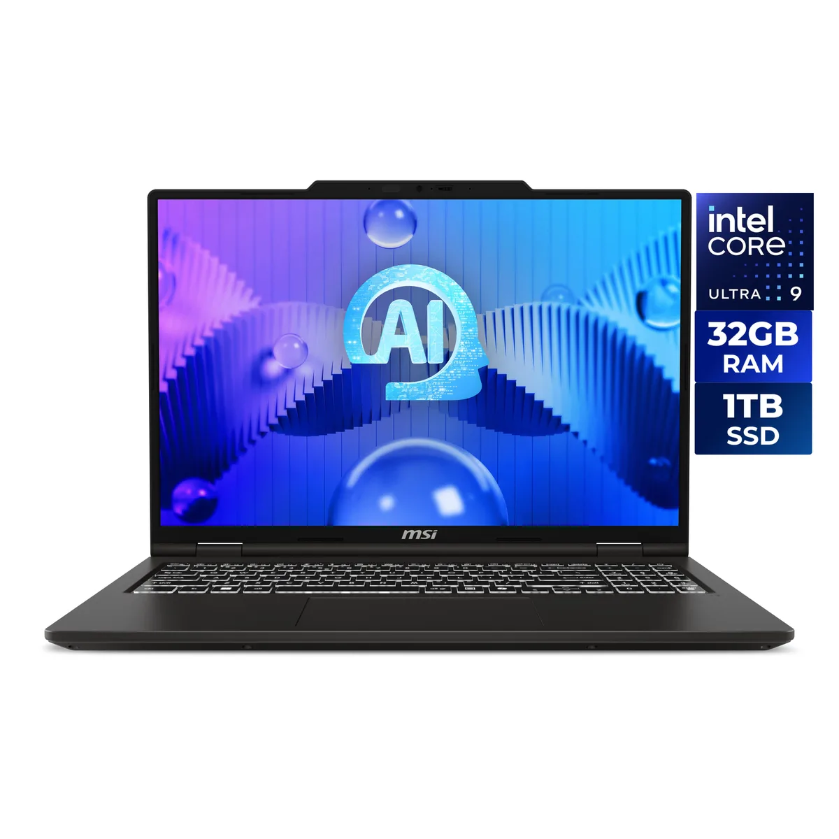 MSI MSI Venture 16 AI A2HMTG-015US laptop Core Ultra 9 285H 32GB 1TB Touchscreen — product photo