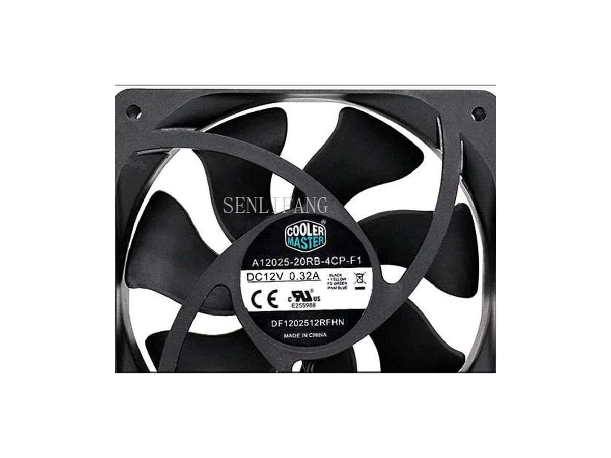 Fans Fans 10 pieces Cooler Master A12025-20RB-4CP-F1 12V 0.32A 120x120x25mm case fan — product photo