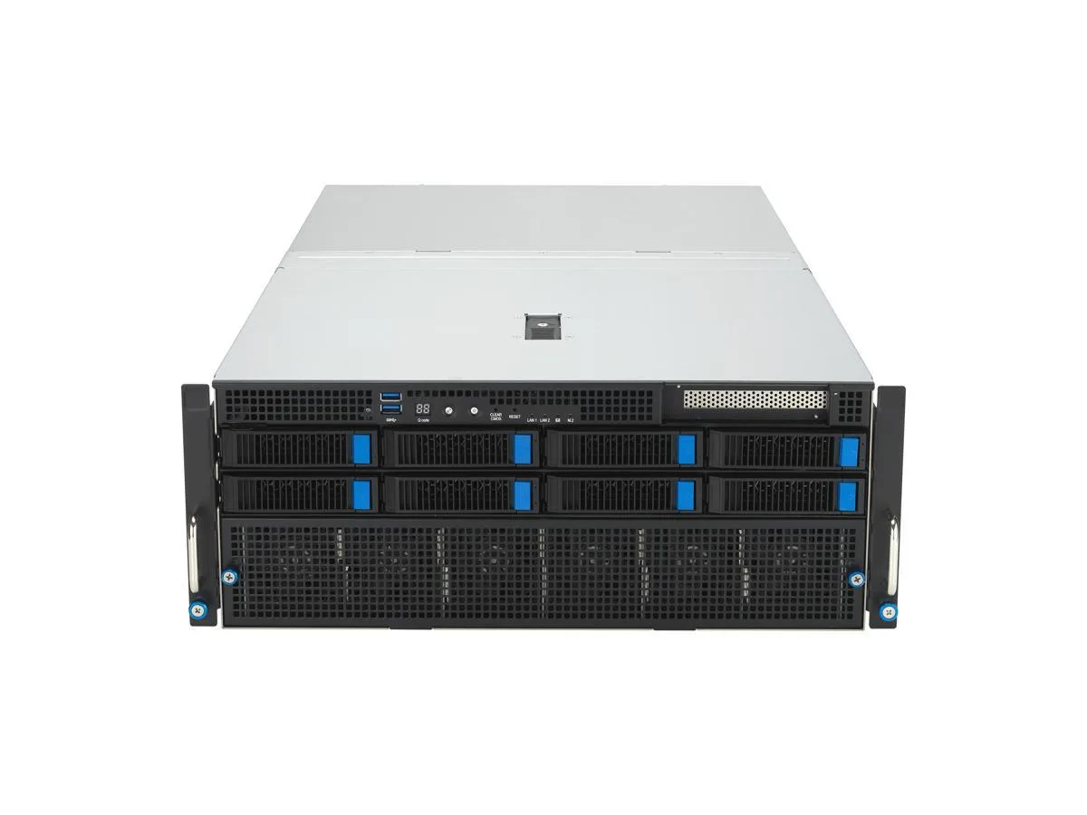 ASUS ASUS ESC8000-E11-3W10G 4U barebone server dual Xeon 32 DDR5 8 NVMe 11 PCIe 5.0 3000W — product photo