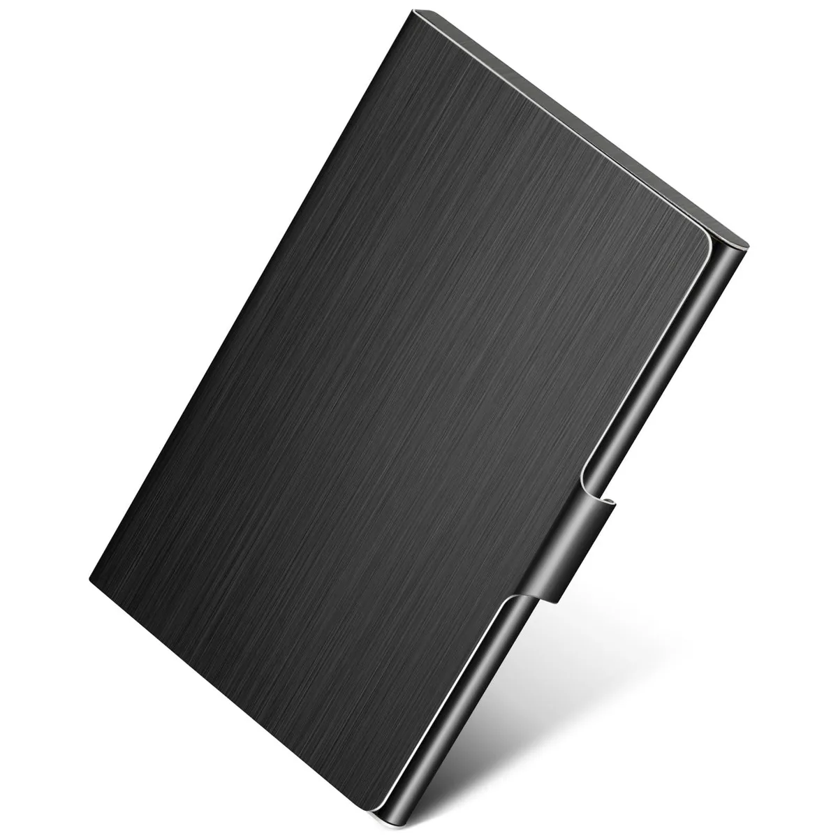  MaxGear A-black Metal Business Card Holder Black — product photo