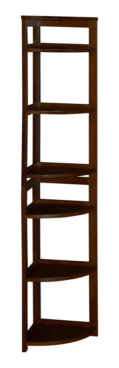 Romig Romig Flip Flop 67 in 6 Shelf Bookcase Mocha Walnut — product photo
