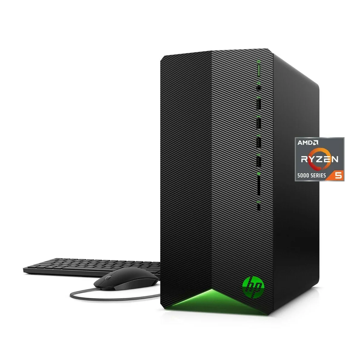 HP HP Pavilion Gaming Desktop TG01-2003w Ryzen 5 3.9GHz 8GB 256GB GTX 1650 Super gaming PC — product photo