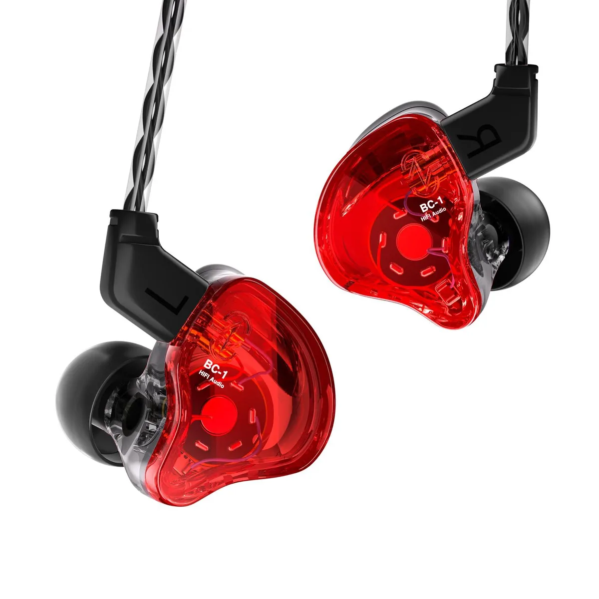 CCZ Melody Hybrid IEM Red 16 ohm 2.3g 3.5mm — product photo
