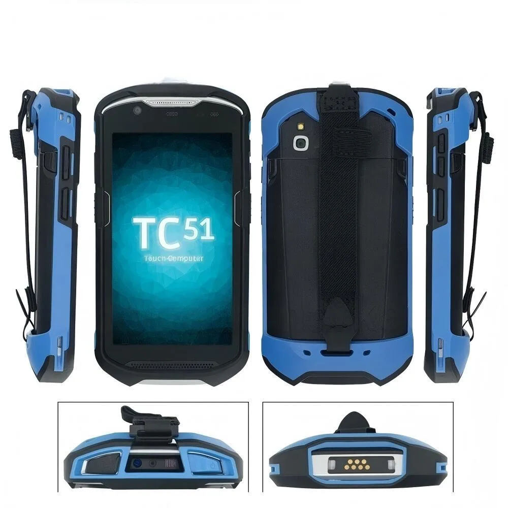  Unbranded Rugged Case SG-TC5X-EXO1-01 for Zebra TC51 TC52 TC56 TC57 Blue 8ft — product photo