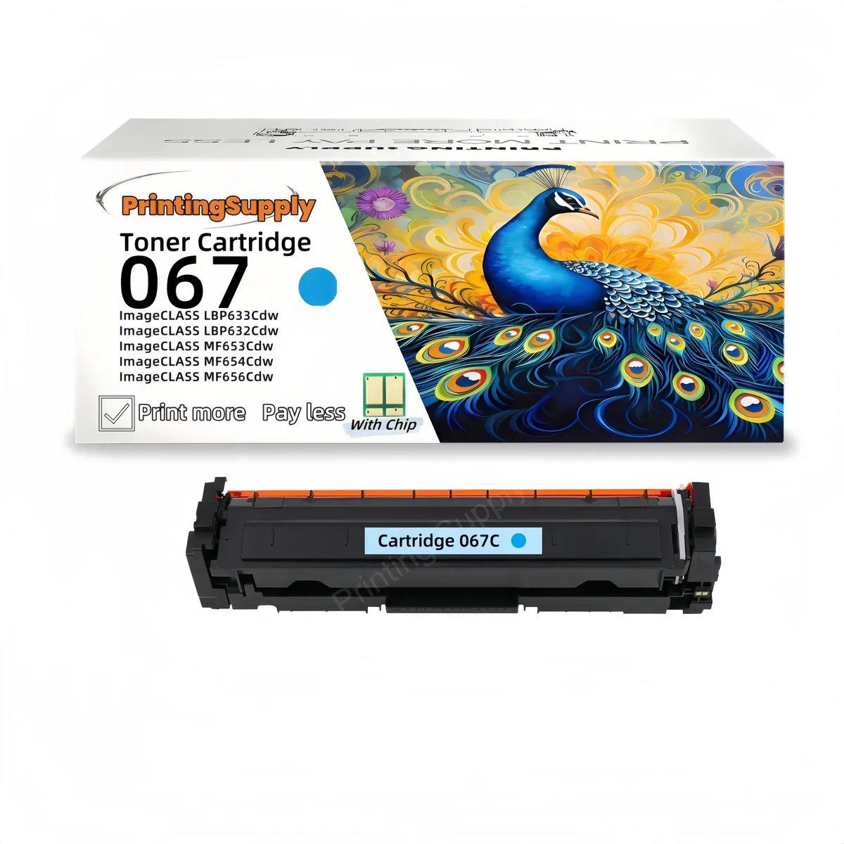 Aster Graphics Inc Aster Graphics Inc 067A Cyan Toner Cartridge with Chip 1350 Pages — product photo