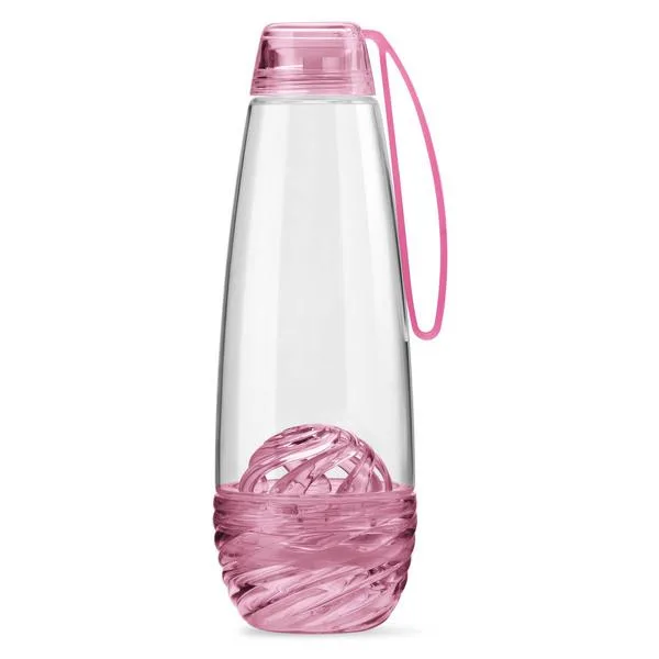 Fratelli Guzzini Fratelli Guzzini On The Go Bottle With Infuser Mauve Pink video accessory — product photo