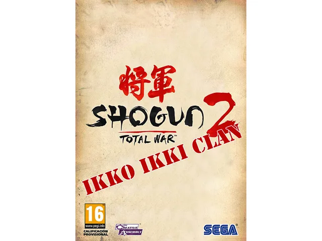 Sega Sega 26272 Total War: Shogun 2 Ikko Ikki Clan DLC downloadable game — product photo