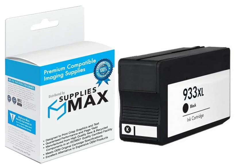 SuppliesMax SuppliesMax CN053AN Black High Yield Inkjet Cartridge 1000 Pages — product photo