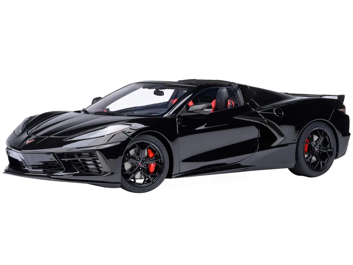 Autoart Autoart 2020 Chevrolet Corvette C8 Stingray Black 1/18 Hobby Collectible — product photo