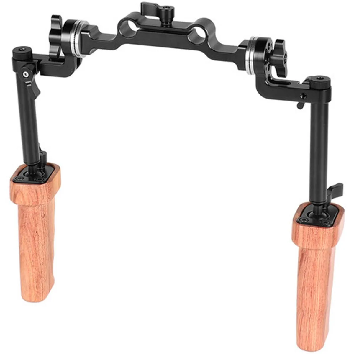 Camvate Camvate Wood Handgrip Kit with Ball Head and 15mm Rosette Railblock — product photo