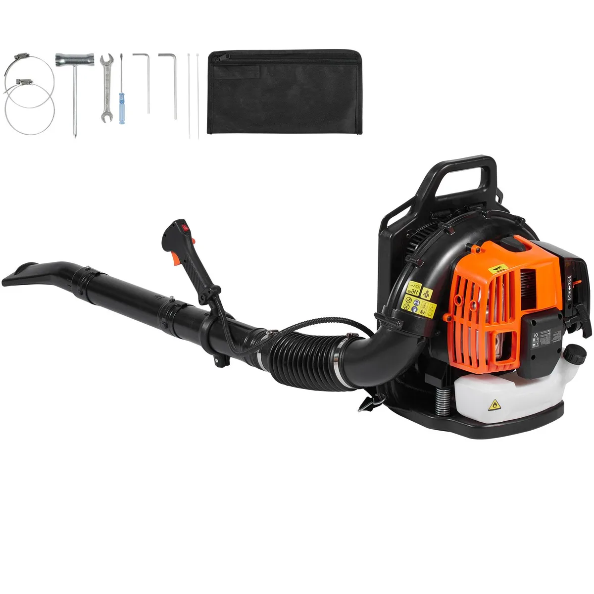 VEVOR VEVOR BL-866B 63CC 2-Stroke Backpack Leaf Blower 1110CFM 220MPH 1.89L — product photo