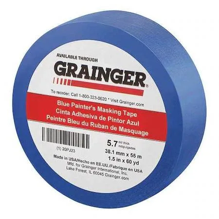 Zoro Select Zoro Select 20PJ23 Painter's Tape Blue 1 1/2 in 60 yd 5.7 mil CP 27 — product photo