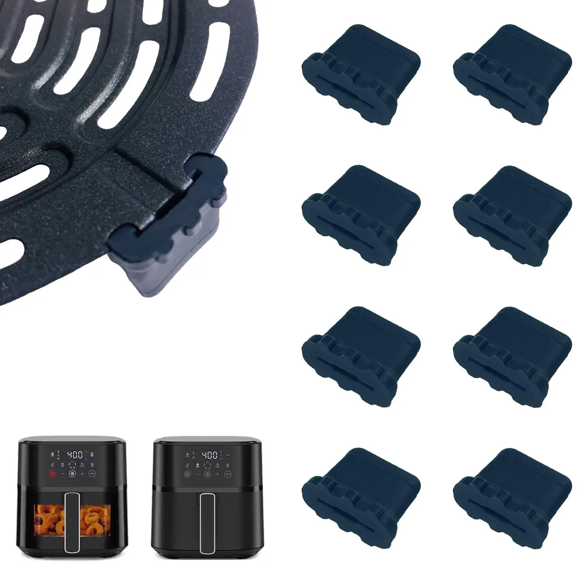 Chefman 6QT Compact Air Fryer Silicone Rubber Feet 8pcs — product photo