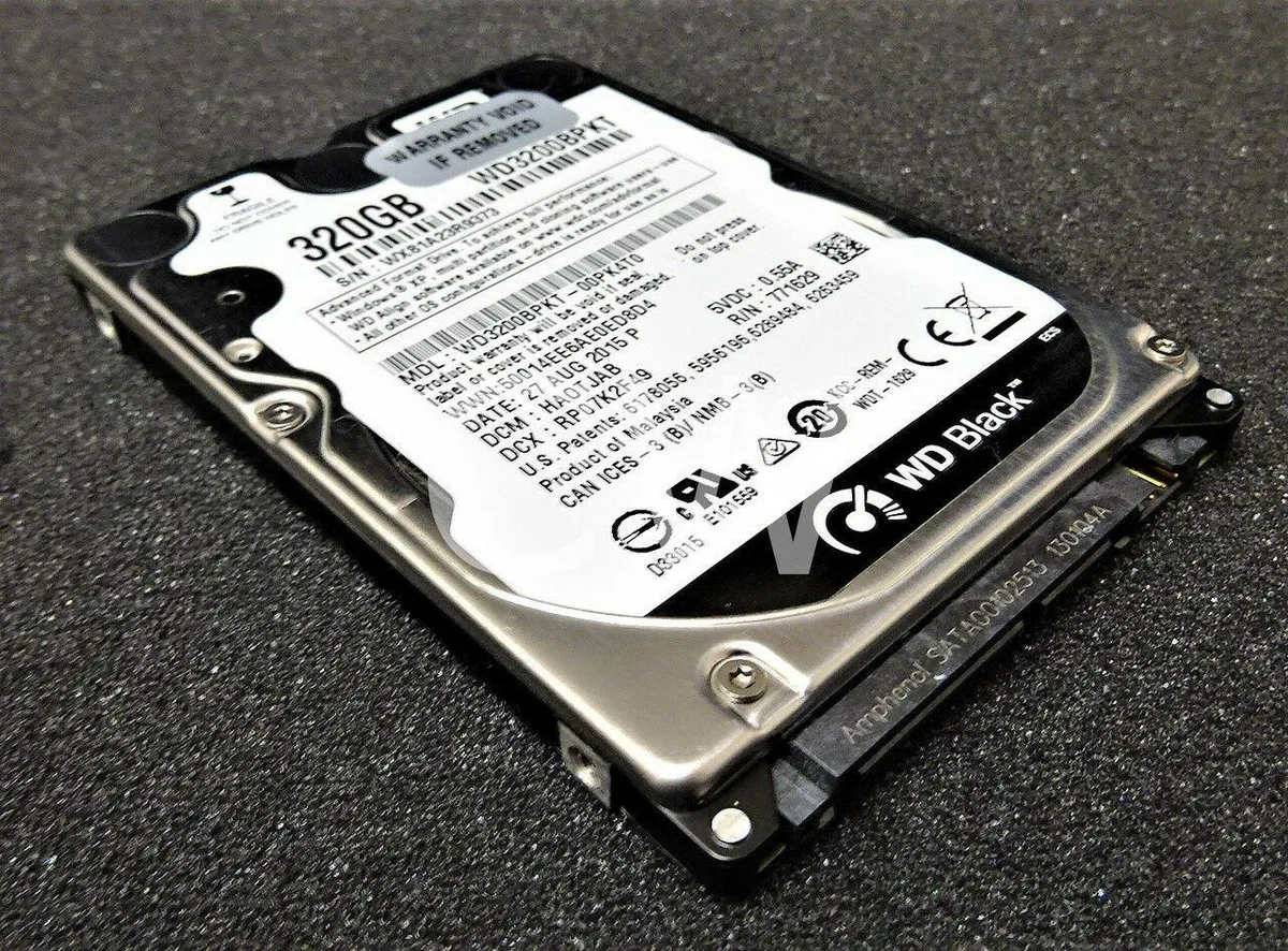 Western Digital Western Digital WD3200BPKT 320GB 7200RPM 16MB 2.5" SATA internal hard drive — product photo