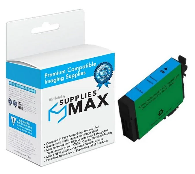 SuppliesMax SuppliesMax Cyan Ink Cartridge T252XL220 450 Pages — product photo
