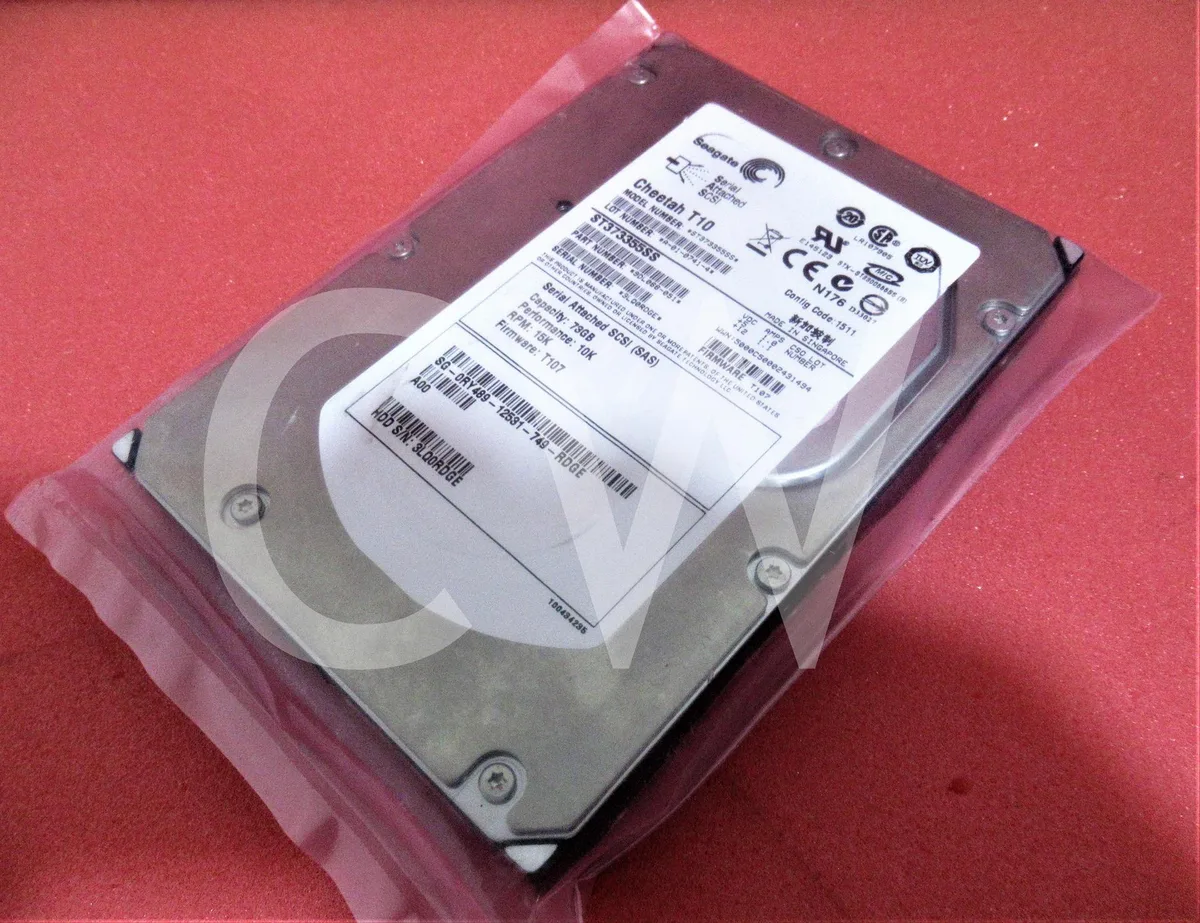 Seagate Seagate Cheetah T10 ST373355SS 73GB 10000RPM 16MB 3.5" SAS internal hard drive — product photo