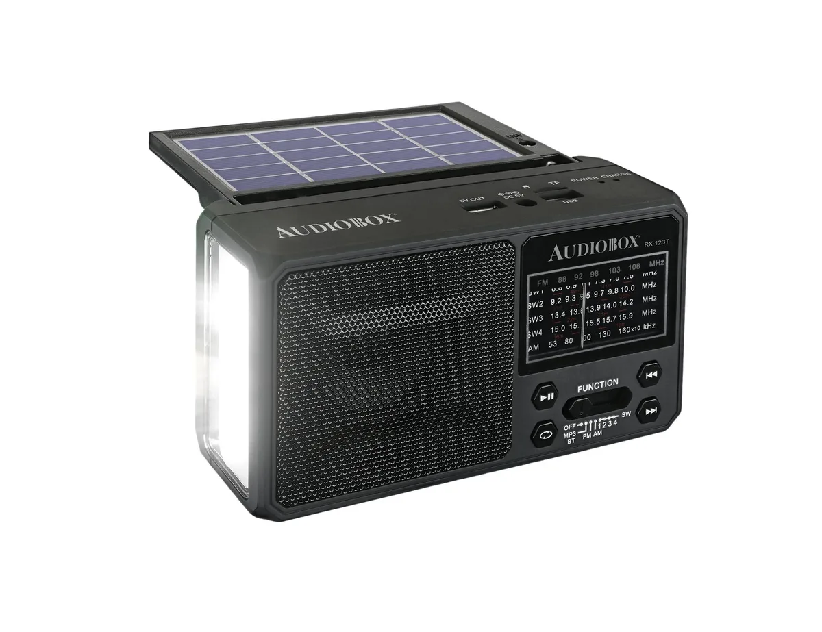 General Sound Co General Sound Co Audiobox RX-12BT Multiband Solar Emergency Radio 2 in 1 accessory — product photo