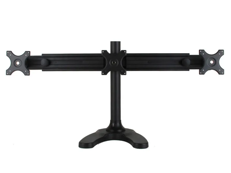 MonMount MonMount LCD-6430 Triple Monitor Stand 14-26" VESA 75/100 Black — product photo