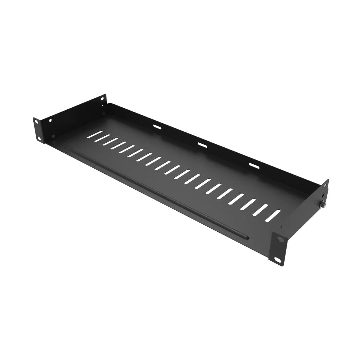  JINGCHENGMEI JCM-RSNoLip 1U Vented Rack Shelf 19" 6" Deep No Lip — product photo