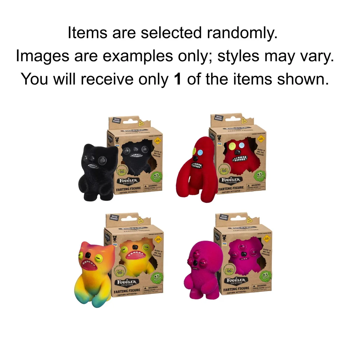 Zuru Zuru Fuggler Farting Figure 3.5 Inch Collectible — product photo