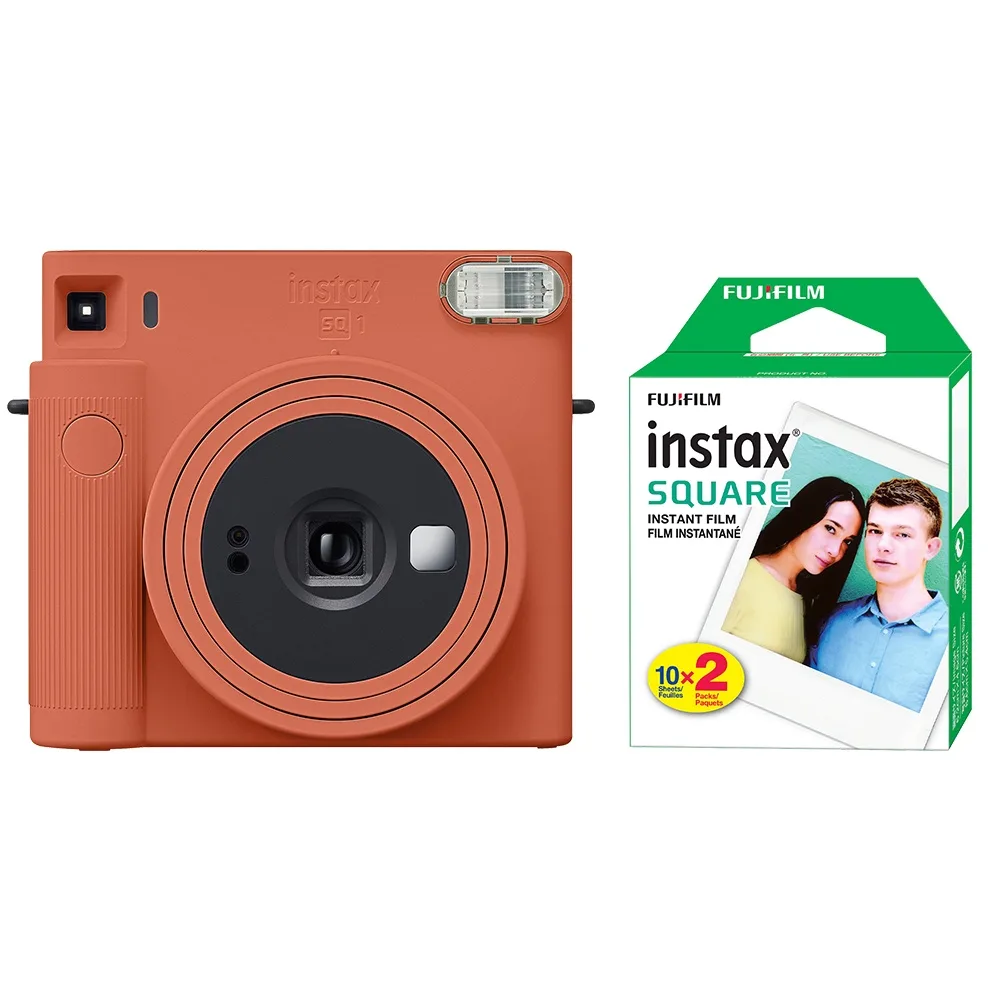 FUJIFILM FUJIFILM Instax Square SQ1 film camera Terracotta Orange — product photo