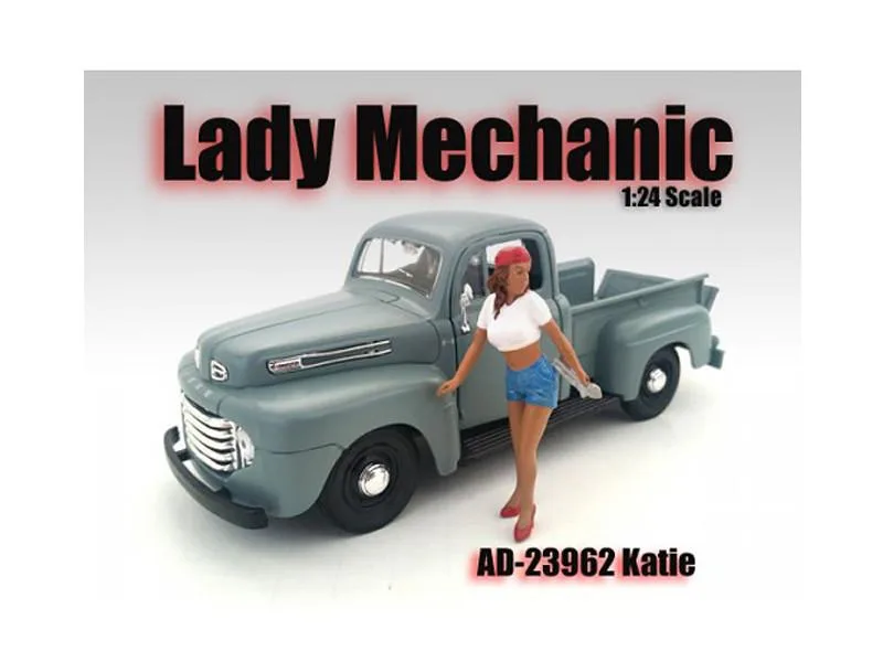 American Diorama American Diorama Lady Mechanic Katie Figurine 1/24 Scale — product photo