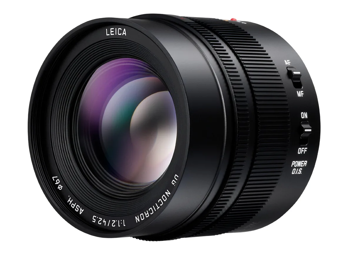 Panasonic Panasonic Lumix G Leica DG Nocticron 42.5mm F1.2 ASPH. camera lens — product photo