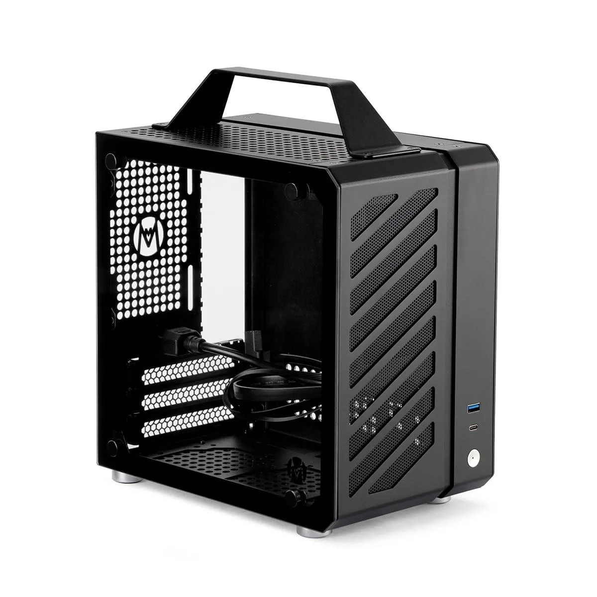 Avantalk Avantalk 2 in 1 accessory 9.9L Mini-ITX case black air version — product photo