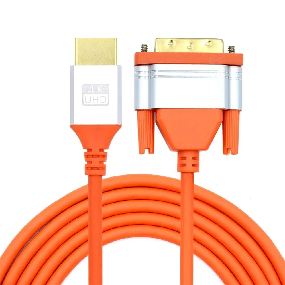 LORDWORLD LORDWORLD 4K HDMI to DVI Cable 1.6ft 24+1 Gold 4.8mm — product photo