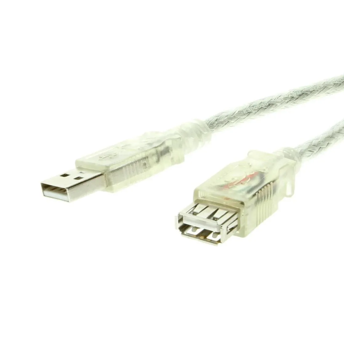 USBGear USBGear UBAMAFT-2M USB 2.0 A to A Extension Cable 7ft Clear — product photo