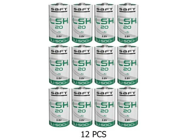 SAFT SAFT LSH20 3.6V D 13000mAh Lithium Dry Cell Battery 12-Pack — product photo