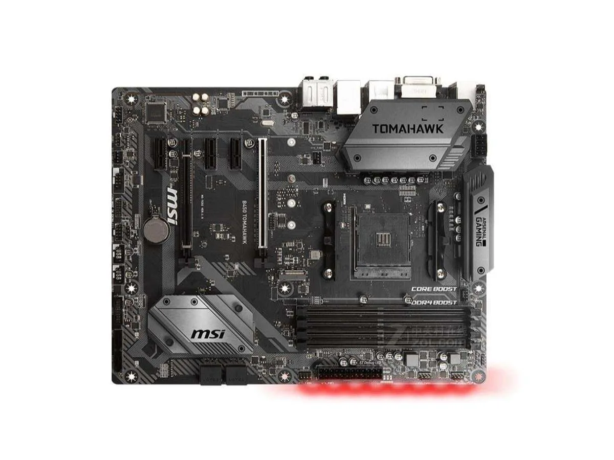 MSI MSI B450 TOMAHAWK AMD motherboard Socket AM4 DDR4 64GB ATX — product photo