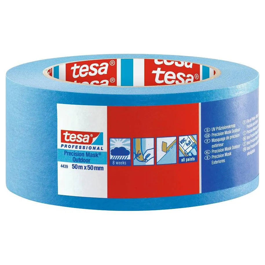 Tesa Tesa 4439 Precision Mask Outdoor Painters Tape 2 in x 55 yds Blue — product photo