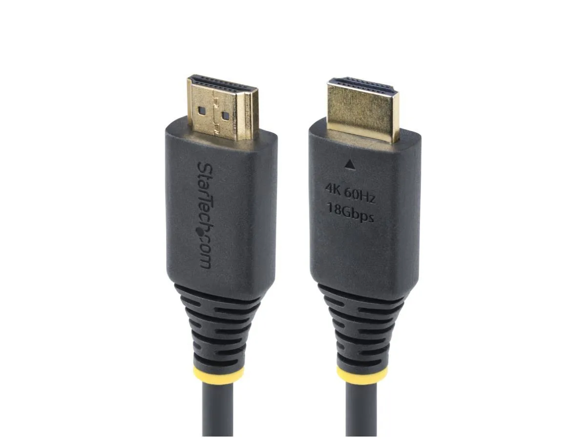 STARTECH STARTECH HDMI2-CABLE-4K60-1F hdmi cable 1ft 30cm 4K 60Hz 1440p 144Hz HDR10 HDCP 2.2 ARC 18Gbps — product photo