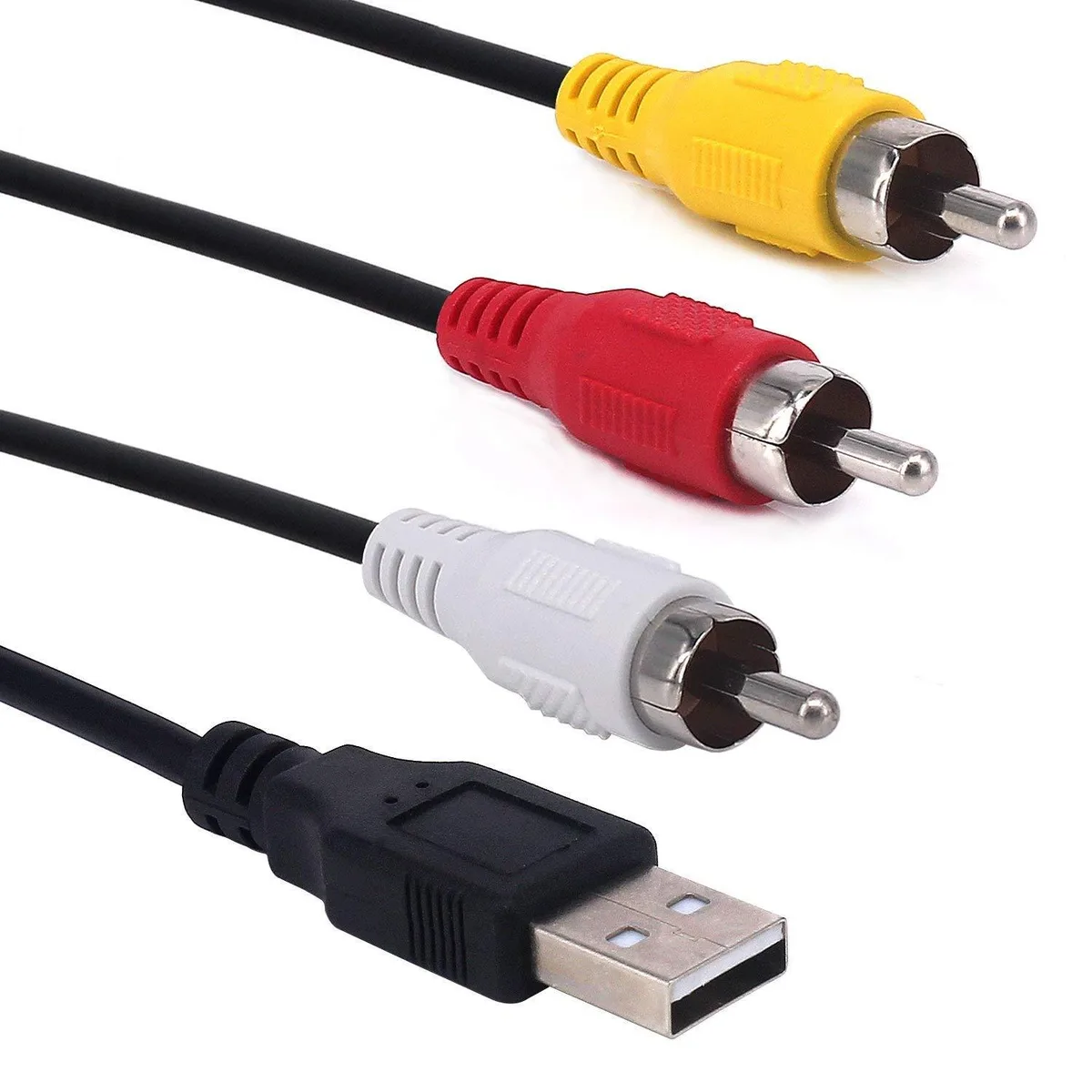 Halokny HK-10083 USB 2.0 to 3RCA Audio Adapter 1.5m — product photo