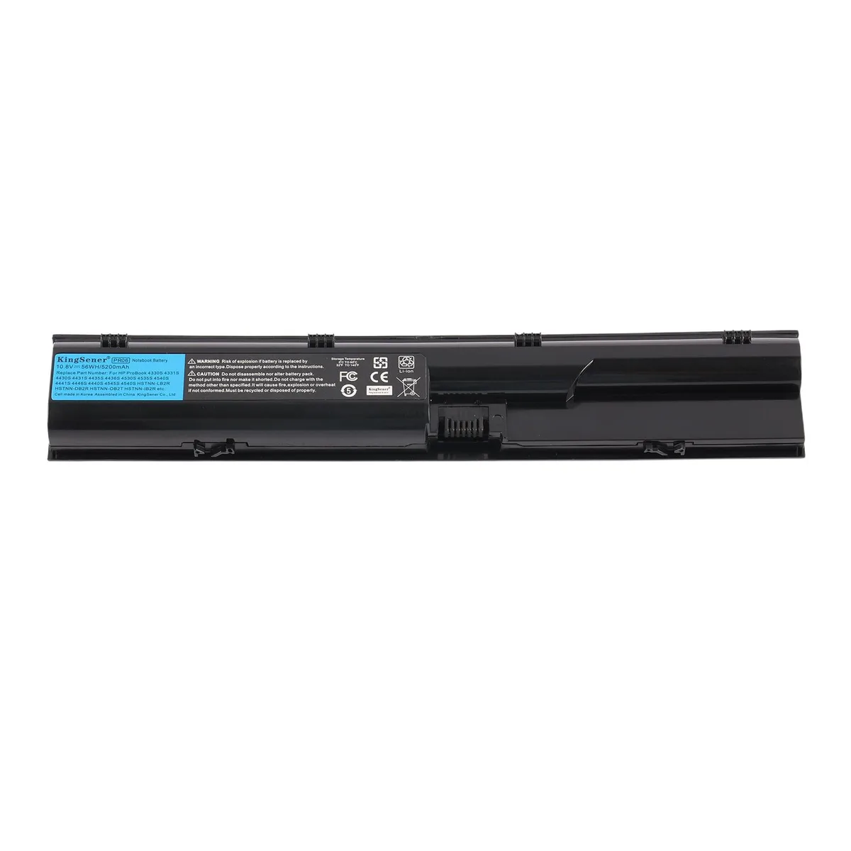 KingSener KingSener PR06 laptop battery 10.8V 56Wh for HP ProBook 4431s 4435s 4436s 4441s 4446s — product photo