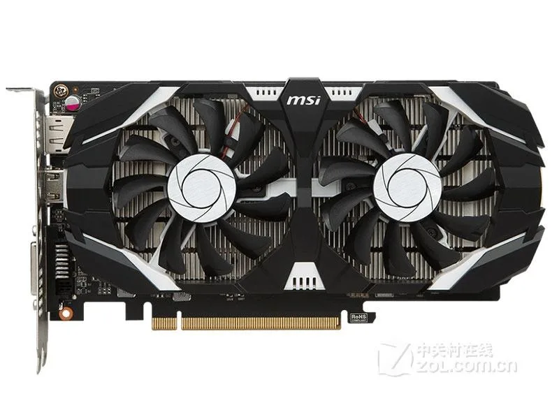 MSI MSI GeForce GTX 1050 Cyclone 2GB GDDR5 graphics card — product photo