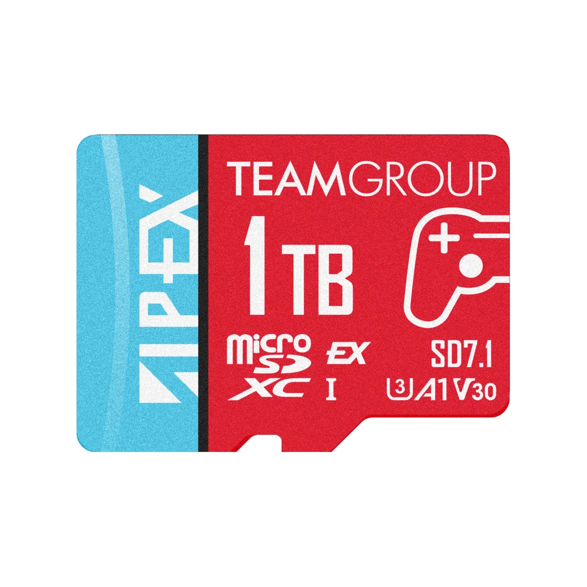 Team Group Team Group APEX SD7.1 microSD Express 1TB memory card (TAPMSDE1TIV30A102) — product photo