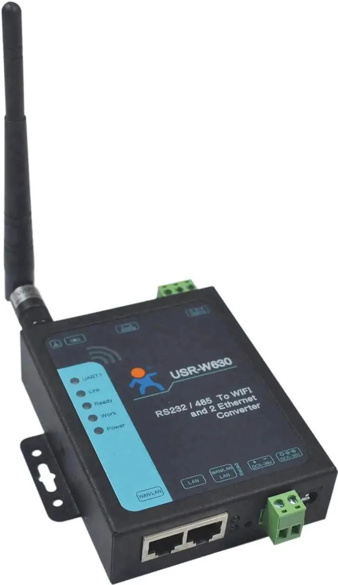 Vszerda Vszerda W630 Industrial Serial Gateway Dual Ethernet 2.4 GHz 802.11 b/g/n — product photo
