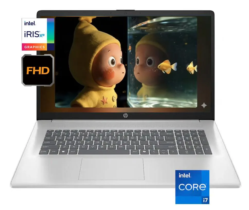 HP HP 17.3" laptop i7-1355U 32GB DDR4 512GB Silver — product photo