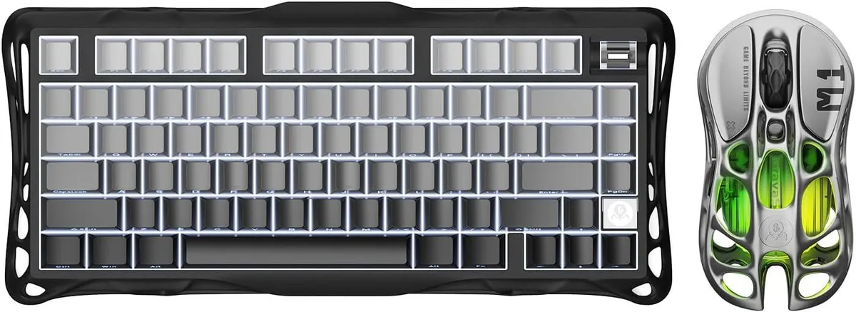 WISDUM WISDUM Mercury K1 75% Wireless Mechanical Gaming Keyboard with M1 Pro Mouse — product photo